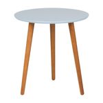 Nozes - MESA LATERAL REDONDA 45 CM TRIWOOD