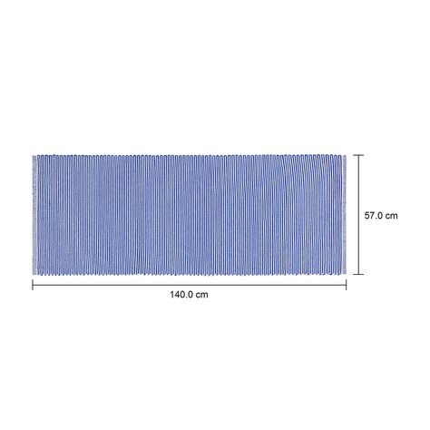 Imagem com medidas do produto TAPETE 57 CM X 1,40 M VIRA E VOLTA