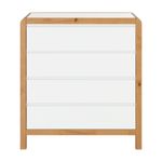 Branco - CÔMODA 4 GAVETAS 90 CM X 45 CM KANT