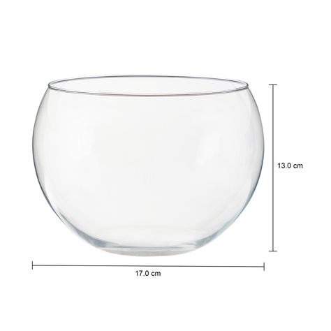 Imagem com medidas do produto VASO 13 CM BALL