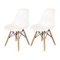 Conjunto com 2 cadeiras easy wood