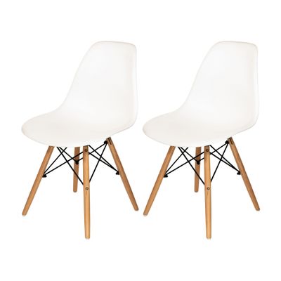 Conjunto com 2 cadeiras easy wood