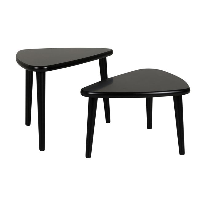 Mesa Lateral Conjunto Com 2 Peças 60 Cm X 37 Cm Cher