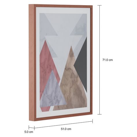 Imagem com medidas do produto QUADRO 51 CM X 71 CM ANGOLARE II