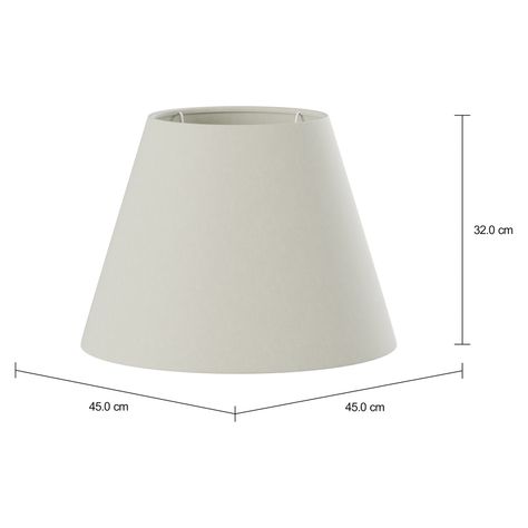 Imagem com medidas do produto CÚPULA W LUZ 32 CM X 23 CM 45 CM