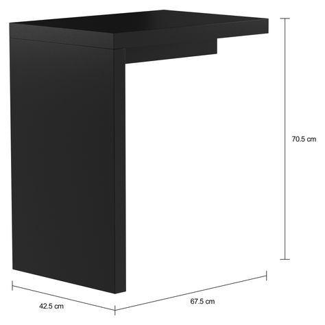 Imagem com medidas do produto COMPLEMENTO MESA 67 CM X 45 CM FIND