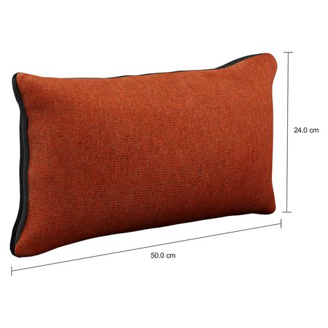 Imagem com medidas do produto ALMOFADA 50 CM X 30 CM YMA