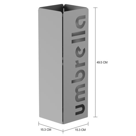Imagem com medidas do produto PORTA GUARDA-CHUVA WORDS