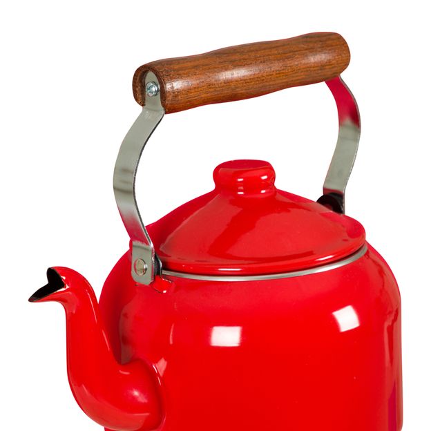 CHALEIRA 1,5 L ZEZÉ I VERMELHO/JATOBA | Tok&Stok