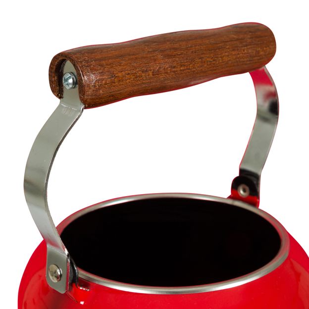 CHALEIRA 1,5 L ZEZÉ I VERMELHO/JATOBA | Tok&Stok