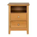 MESA DE CABECEIRA 2 GAVETAS DEVON