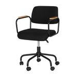 Preto - CADEIRA HOME OFFICE CARTE ELBOW
