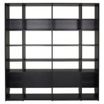 Preto - ESTANTE 2 PORTAS BASCULANTES 2,20 M X 2,35 M LITERARY