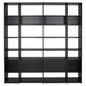 Preto - ESTANTE 2 PORTAS BASCULANTES 2,20 M X 2,35 M LITERARY