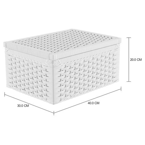 Imagem com medidas do produto CAIXA 40 CM X 30 CM X 20 CM ENREDO
