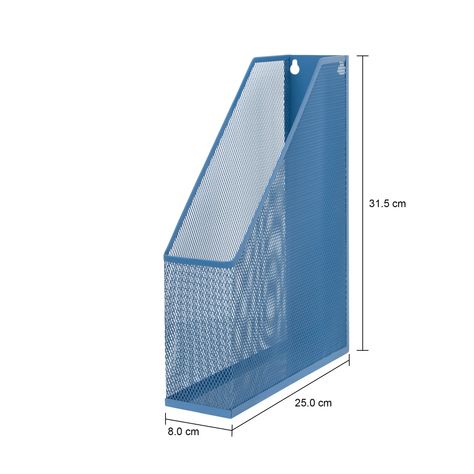 Imagem com medidas do produto CAIXA ARQUIVO PORTA-REVISTAS SHOW FLAT