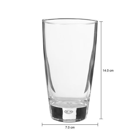 Imagem com medidas do produto COPO LONG DRINK 340 ML DEWS I