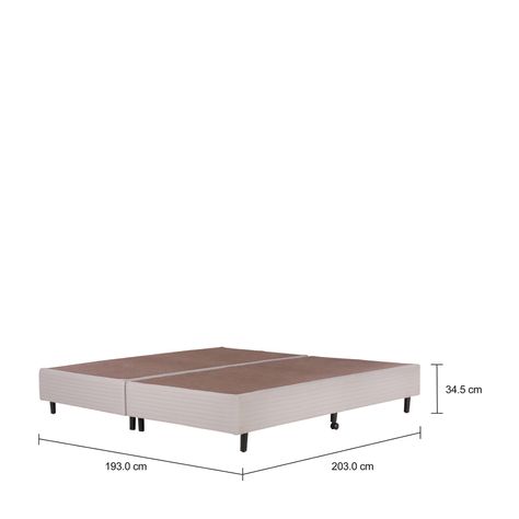 Imagem com medidas do produto BASE PARA CAMA BOX KING 1,93 M MIDDLE