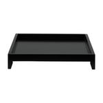 Preto - BANDEJA PARA BRAÇO DE SOFÁ 26 CM X 27 CM COLI