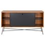 CENTURY-BUFFET-1-PORTA-BASCULANTE-135-M-X-40-CM-PRETO-NOZES-MID-CENTURY_ST0