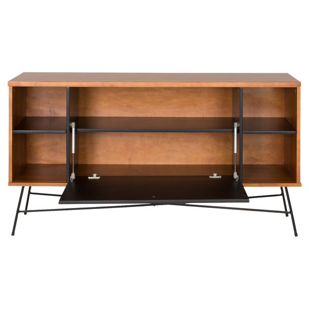 CENTURY-BUFFET-1-PORTA-BASCULANTE-135-M-X-40-CM-PRETO-NOZES-MID-CENTURY_ST2