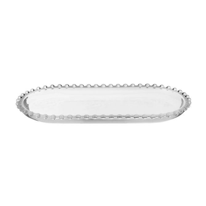 Travessa 30 Cm X 14 Cm Pérolas