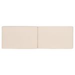 MESCLA/CREAM - CABECEIRA QUEEN MUY