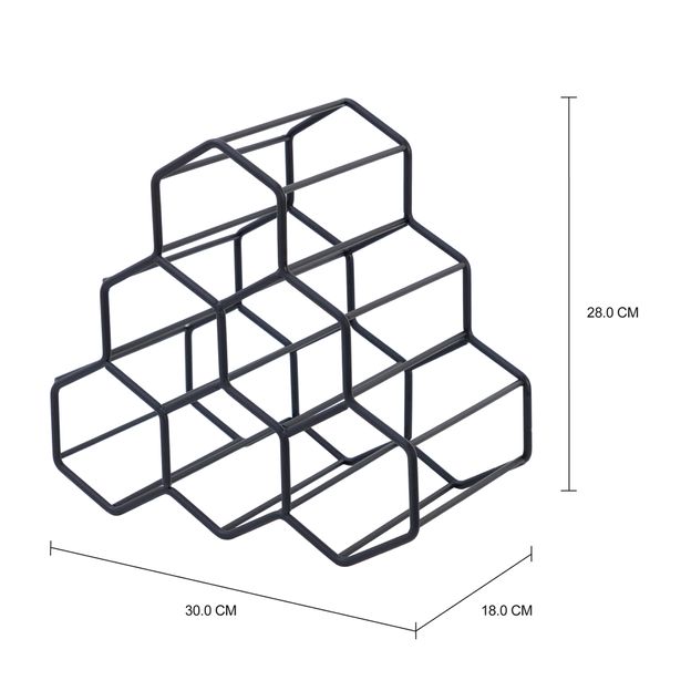 HEX-PORTA-GARRAFAS-P-6-PRETO-STRUCTURE_MED0