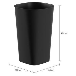 Imagem com medidas do produto LIXEIRA 5 L VELDI
