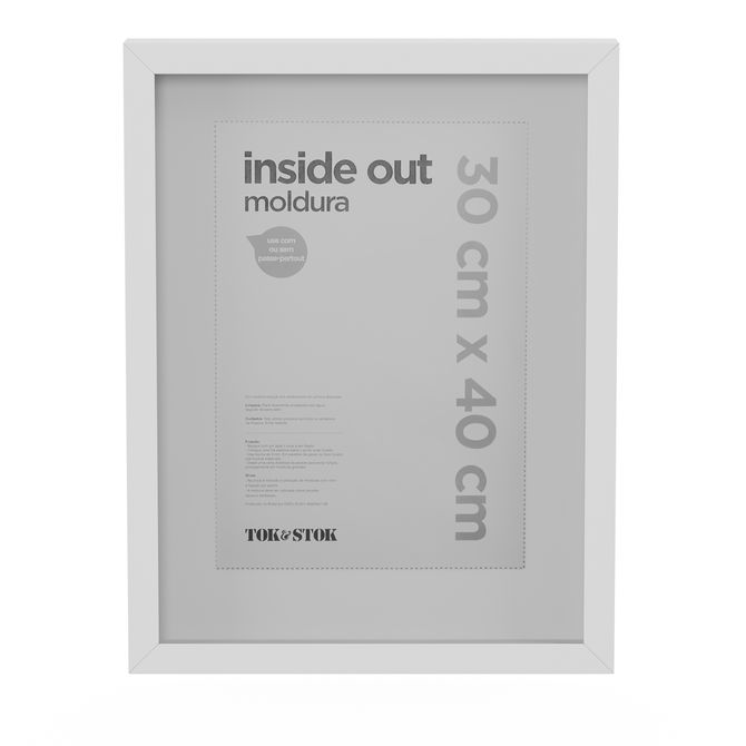 Kit Moldura 30 Cm X 40 Cm Inside Out
