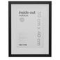 Preto - KIT MOLDURA 30 CM X 40 CM INSIDE OUT
