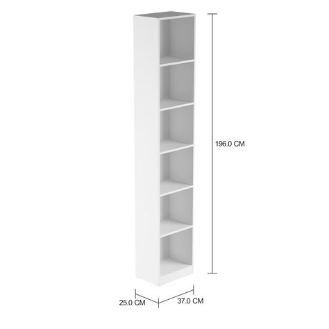 Imagem com medidas do produto ESTANTE 37 CM X 1,96 M STRAITY