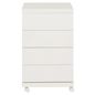 Branco - GAVETEIRO PARA ESCRITÓRIO 4 GAVETAS FIND