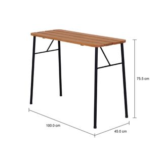 Imagem com medidas do produto MESA APARADOR 1 M X 45 CM CLAVE