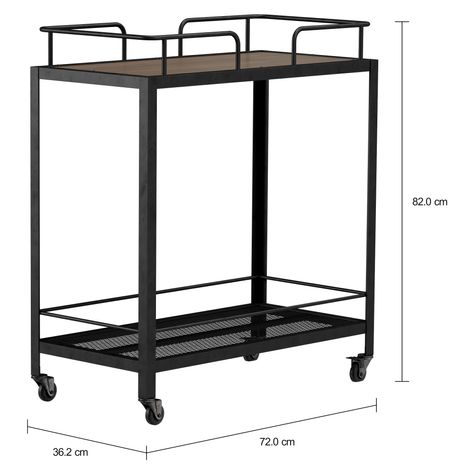 Imagem com medidas do produto CARRINHO 70 CM X 36 CM OFICINA