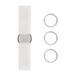 Prata - ARGOLA PARA GUARDANAPO CONJUNTO COM 4 PEÇAS UNION