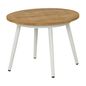 Branco - MESA LATERAL REDONDA 59 CM SEASIDE