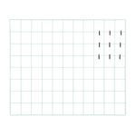 SORBET DE MENTA/PRETO - MEMORY-BOARD 60 CM X 50 CM GITTER