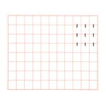 MELÃO - MEMORY-BOARD 60 CM X 50 CM GITTER