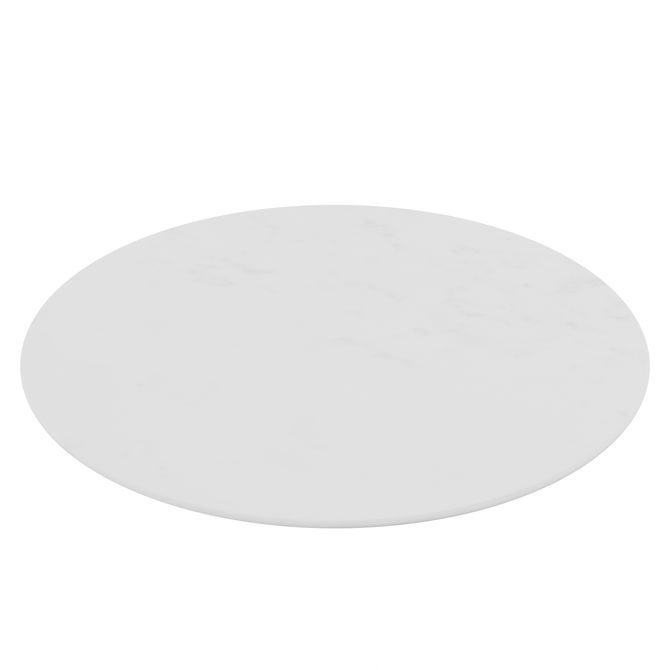 Tampo De Mesa Lateral Pedra Redondo 51 Cm Tulipe