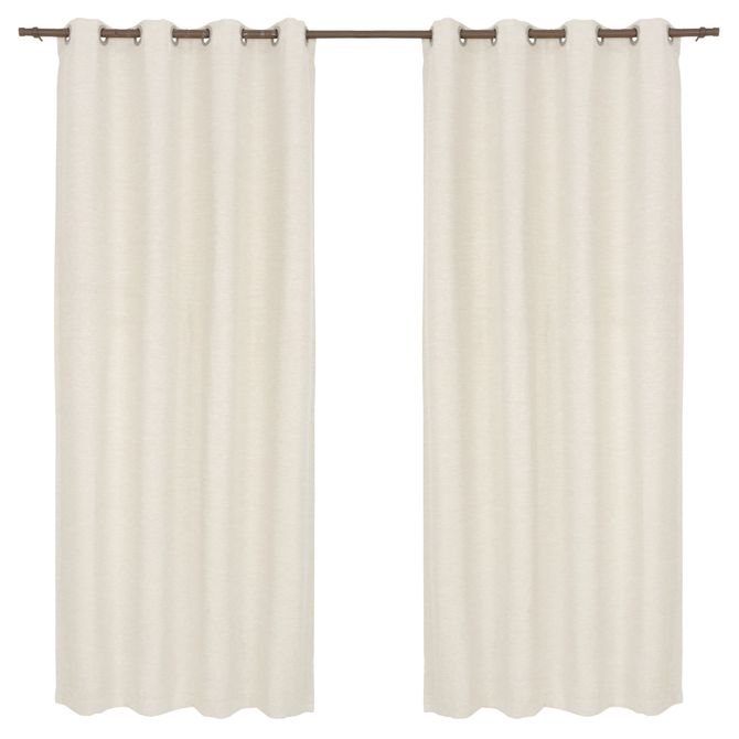 Cortina Blackout 70% 2 Peças 1,30 M X 2,30 M Miscanthus