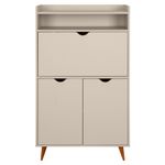 Nozes - ESTANTE 3 PORTAS/ESCRIVANINHA 80 CM X 1,33 M LIN