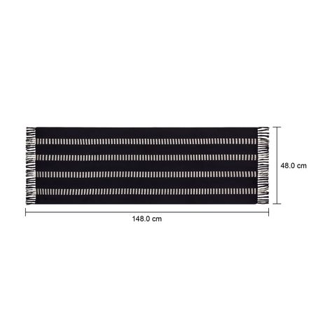 Imagem com medidas do produto TAPETE 48 CM X 1,48 M JIWA