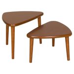 MESA LATERAL CONJUNTO COM 2 PEÇAS 60 CM X 37 CM CHER