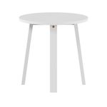 Branco - MESA LATERAL REDONDA 50 CM FESTIM