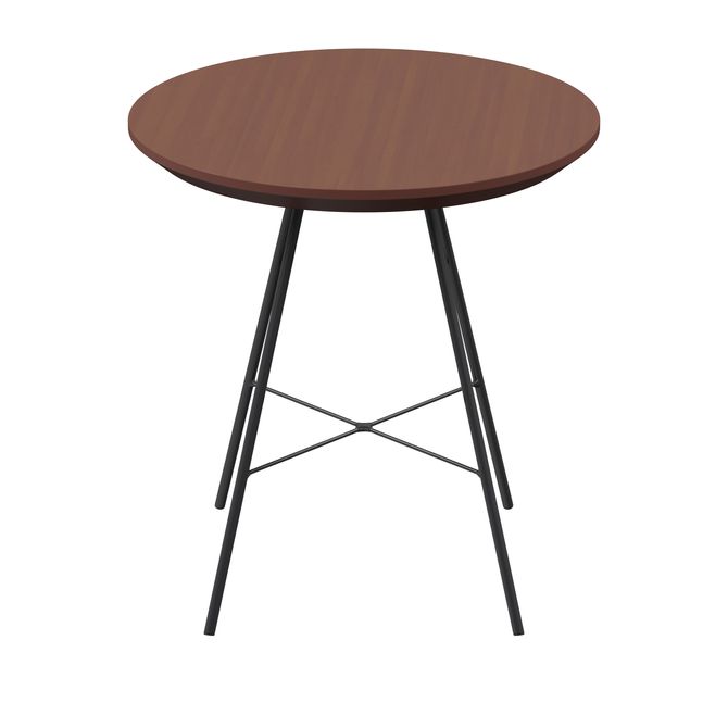 Mesa Lateral Redonda 45 Cm Mid Century
