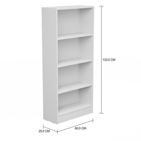 Imagem com medidas do produto ESTANTE 60 CM X 1,33 M STRAITY