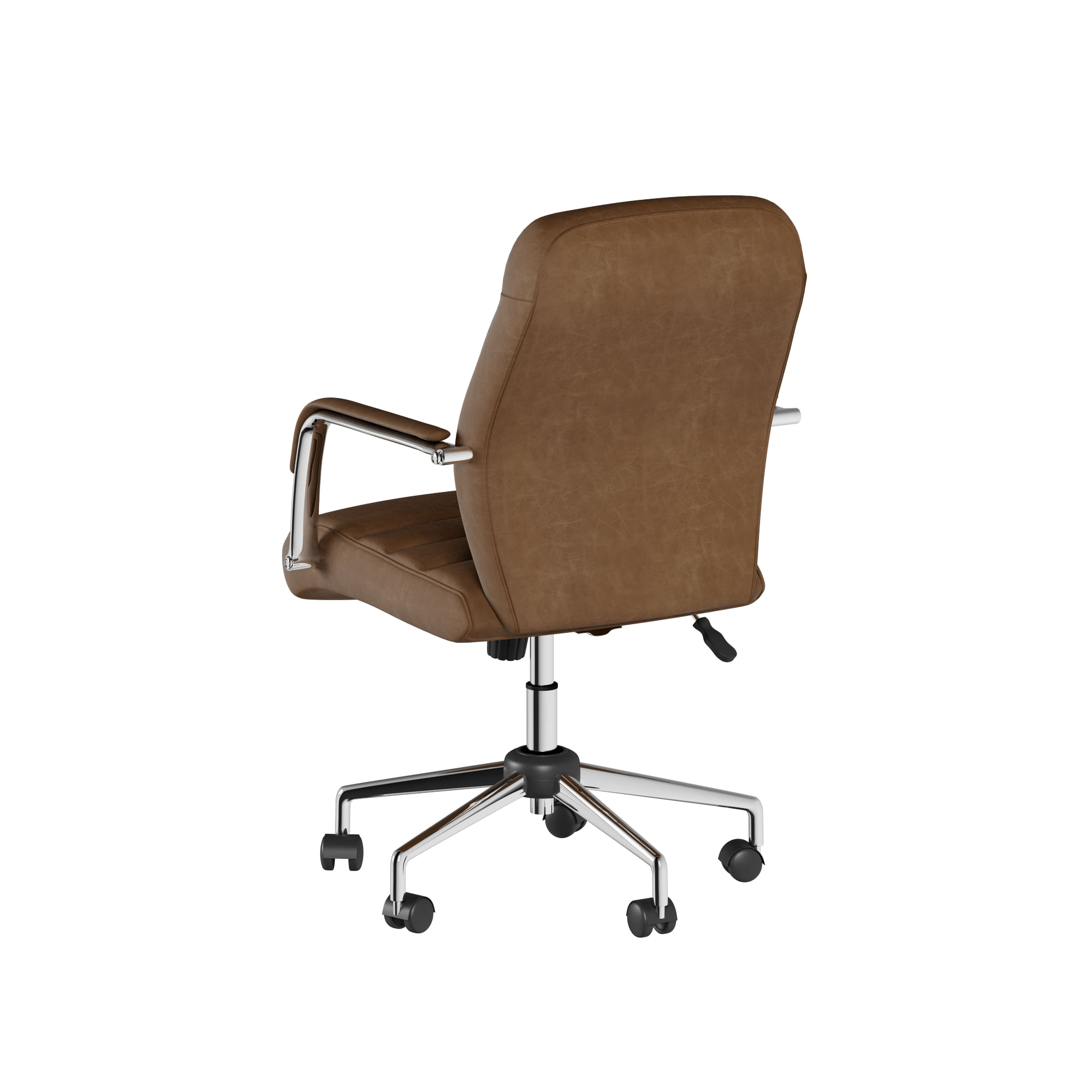 CADEIRA DE ESCRITÓRIO DANZ CROMADO/OLD CAFÉ | Tok&Stok