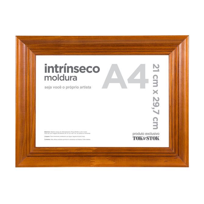 Moldura Intrínseco A4 21 Cm X 29 Cm