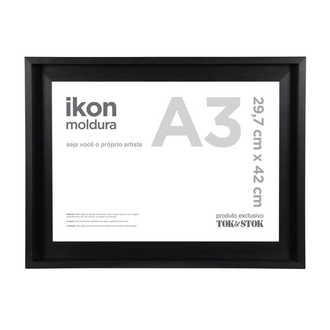 Moldura A3 29 Cm X 42 Cm Ikon